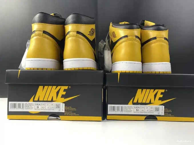 One Kick 1 Air 555088-701 OG Retro High Pollen Jordan 0701